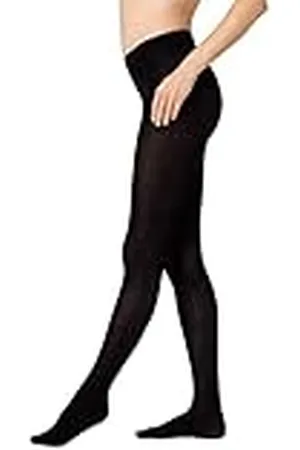 Camano Dames Online Women Comfort Thermo Light Tights 2p, Black, 40-42