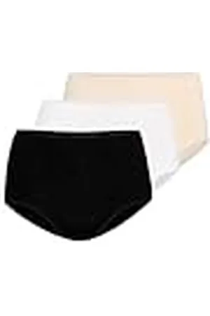 Teyli 3-pack damesslips met hoge taille, katoen, volledig comfortabel, ademend, rekbaar, set van 3 Classico , , 40