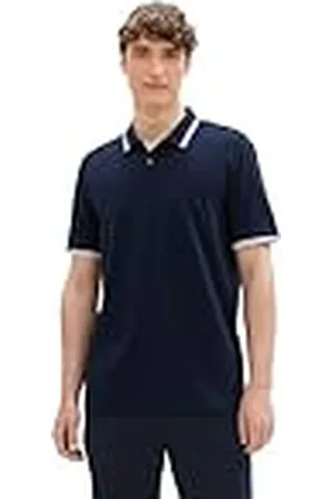 TOM TAILOR Basic poloshirt voor heren van katoen, , S