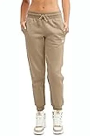 Champion Dames Reverse Weave Fleece Joggers, Katoenen Joggingbroek, C Logo, 29" Binnenbeenlengte, Country Walnoot, S, , S