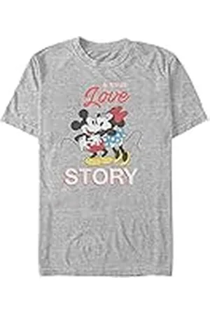 Disney Classic Mickey - True Love Story Unisex Crew neck T-Shirt 2XL