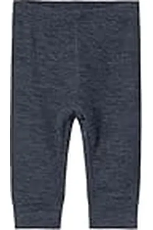 NAME IT Babyjongens Nbmwossa Wool/Silk Rib Longjohn leggings, , 80 cm