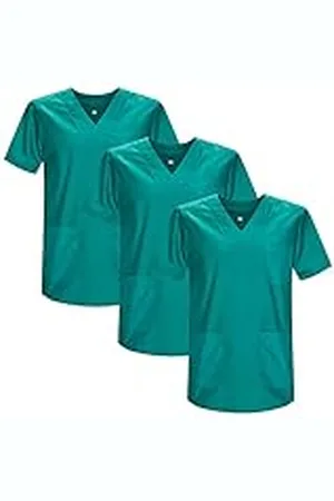 MISEMIYA Verpakking met 3 stuks - sanitaire tas, uniseks, gezondheidsuniform, medische uniform, , S