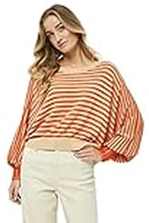 Peppercorn Mathilda Baloon Sleeve Pullover | Oranje Truien Voor Dames UK | Lente Dames Truien | Maat M