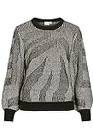 VILA Dames Vipinna L/S O-hals Jacquard Knit Top/Bf, , L