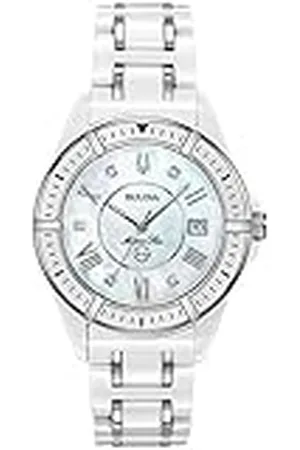BULOVA Dames analoog automatisch horloge met roestvrij stalen armband 96R215, , Modern