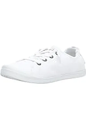 Roxy Dames Rory Slip on Sneaker Loafer Flat, Wit/Wit, 37.5 EU