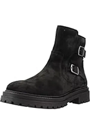 Geox Dames D Iridea enkellaars, Schwarz, 36 EU