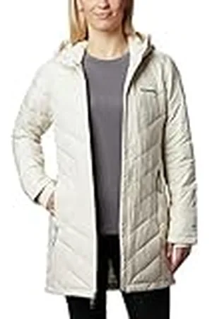 Columbia Hemelse lange jas met capuchon voor dames, , S