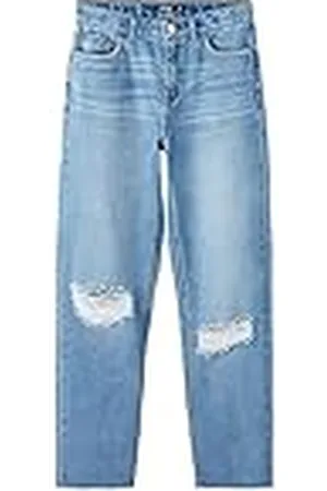 NAME IT Nlfbizza DNM Straight Dis Pant Noos Jeans voor meisjes