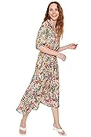 Trendyol Vrouwen Midi Shirt Jurk Regular Geweven Jurk, , 66