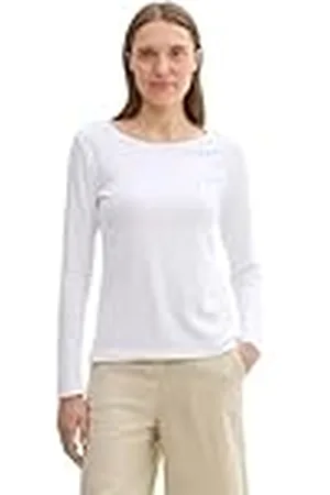 TOM TAILOR T-shirt met lange mouwen voor dames, , L