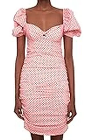 Trendyol Dames veelkleurige drapeli cocktailjurk, meerkleurig, 38