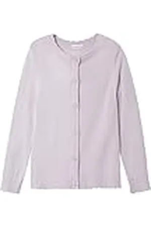 NAME IT Meisje gebreid vest lange, , 122-128
