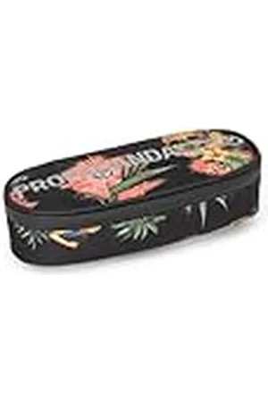 FRANCO COSIMO PANINI Propaganda Etui voor schoolpropaganda, ovaal etui, licht, compact, eenvoudig te dragen en in de rugzak op te bergen, praktische ritssluiting, 8 x 22 x 8 cm, , casual