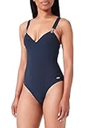 Emporio Armani Emporio Armani Ribbed Lycra Padded One Piece Zwempak, Marine, XS, , XS