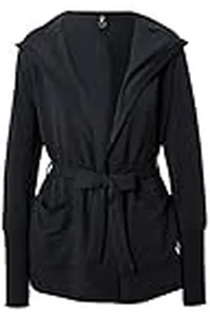 Skechers Dames Everyday Belted HOODIGAN Hooded Sweatshirt, Bold Black, X Small