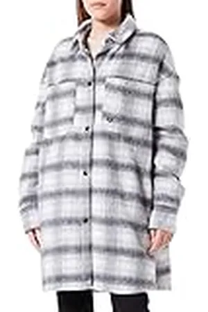 True Religion Dames Oversized Drop Shoulder Jacket Karo jas, , standaard