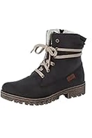 Rieker Dames 78550 enkellaarsjes, Blau, 40 EU