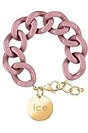 Ice-Watch ICE Jewellery - Chain bracelet - Fall rose - Roze XL mesh armband voor vrouwen met gouden medaille (020349)