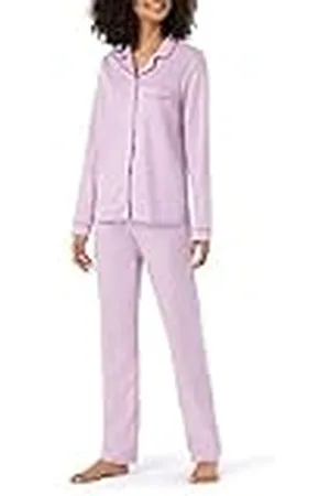 Schiesser Damespyjamaset, lang, roze, 46