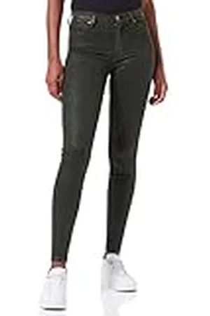 7 for all Mankind Dames Hw Skinny Coated Slim Illusion Pants, , 27W x 27L