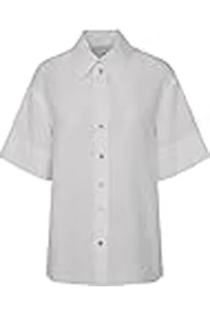 Seidensticker Dames regular fit blouse met korte mouwen, , 46, , 46