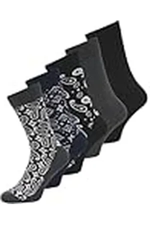 JACK & JONES Heren Jacparis 5 Pack sokken, Magical Forest/Pack: Black - Navy Blazer - Black - Magical Forest, eenheidsmaat EU, Magical Forest/Pack: Black - Navy Blazer - Black - Magical Forest, One