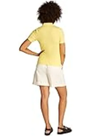 Tommy Hilfiger Dames 1985 SLIM PIQUE POLO SS WW0WW43225, geel, XXL, , XXL