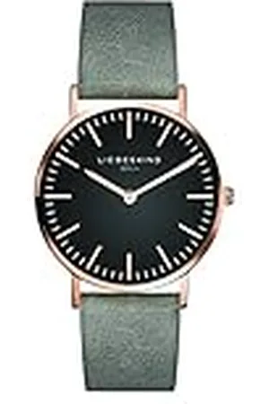 liebeskind Dames Analoog Quarts Horloge met Lederen Armband LT-0094-LQ