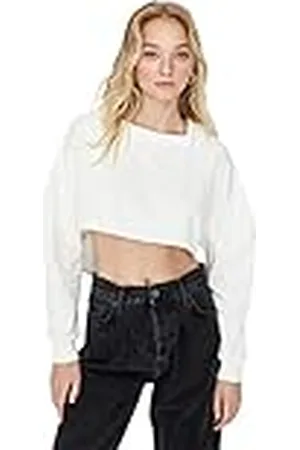 Trendyol Dames Hood Plain Regular Sweatshirt, , L, , L