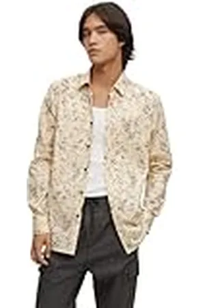 HUGO BOSS Elisha02 Extra slim fit overhemd voor heren, van stretchkatoen met Dalmatiër-print, , 37