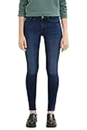 TOM TAILOR Dames 1035757 NELA Extra Skinny Jeans, 10120-Used Dark Stone Blue Denim, 30W / 32L