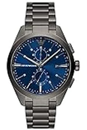 Emporio Armani Chronograaf Gunmetal Roestvrijstalen Horloge