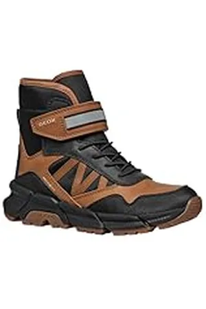 Geox J FLEXYPER Plus BOY sneeuwlaars, tabak/zwart, 1 UK, , 1 UK