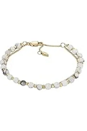 Fossil Armband voor Vrouwen Alles Opgestapeld Howliet, Ketting Kralen Armband, Lengte: 165mm+35mm, Breedte: 4mm, JF04443710