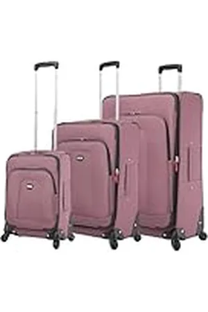 TOTTO Kofferset - Andromeda 2.0 - Deco Rose - - Drie koffermaten - 360 wielen - Telescopische handgreep - Polyester voering, , Travel