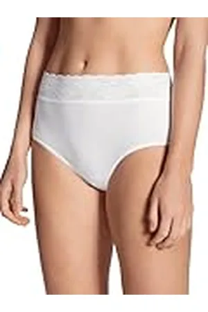 Calida Iconics Midi Slip voor dames, van 100% katoen, met kant, zwart, 48-50