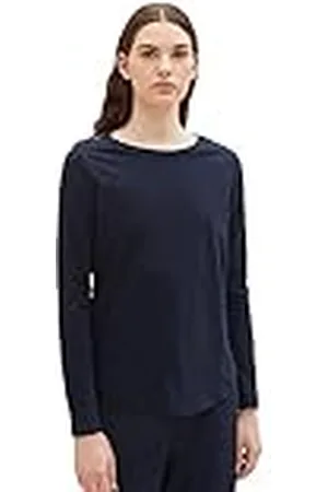 TOM TAILOR Basic shirt met lange mouwen, , L