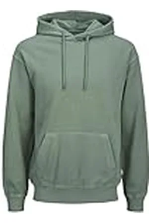 JACK & JONES Heren Jjecharge Faded Sweat Hood Noos Hoodie, , XXL