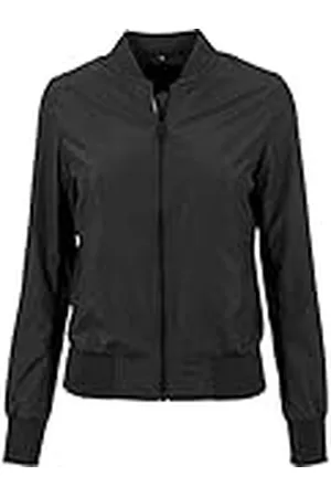 Build Your Brand Nylon bomberjack voor dames, dames, nylon bomberjack