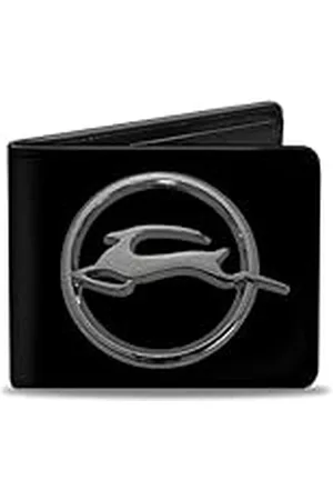 Buckle Buckle Down Unisex portemonnee Chevrolet Impala Hertenembleem Zwart/Zilver Bi-Fold