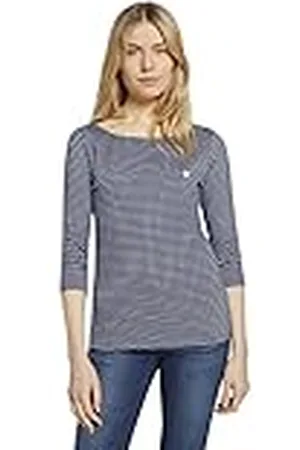 TOM TAILOR Dames Longsleeve met strepen 1024035, , L