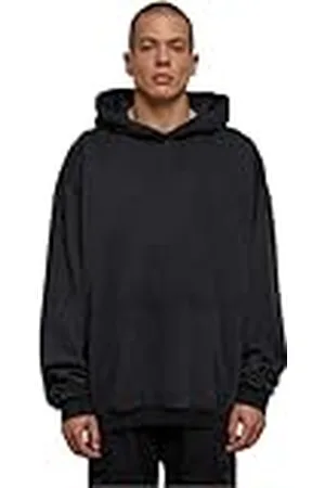Urban classics Heren Hoodie Acid Washed Hoody Black XL, , XL