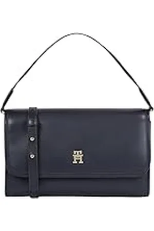 Tommy Hilfiger Dames, Th Monotype Schoudertas, Blauw, One Size, , One Size