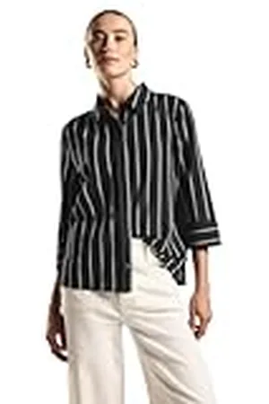 Street one Gestreepte hemdblouse, , 38
