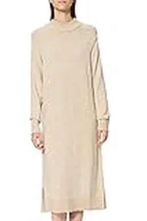 VILA Dames VIRIL CREW NECK L/S MIDI DRESS - NO 14061427, , XXL