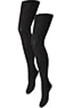 Pieces® Dames PCNEW NIKOLINE 90 DEN Tights NOOS Panty, Zwart/Pack: 2 Pack, M/L