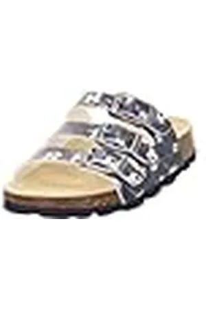 Superfit Jungen FUSSBETTPANTOFFEL Hausschuhe, BLAU/MEHRFARBIG 8090