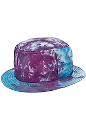 Flexfit Uni Festival Print Bucket Hat Vissershoed, Purple Turquoise, één maat